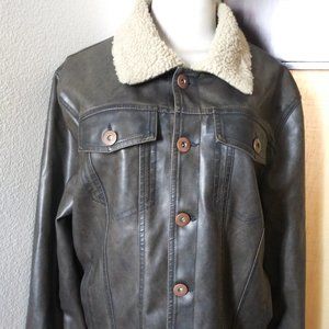 Brown Faux Fur Jacket